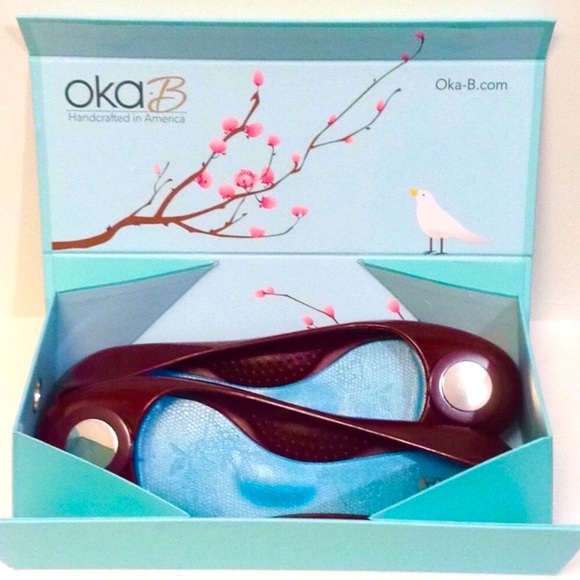 Oka-B Mary Ballet Flat in Port / Burgundy Sz 10 - Picture 5 of 8